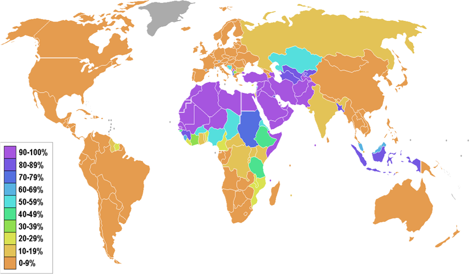 World Muslim population①